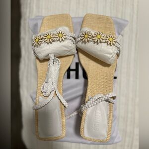 Floral summer sandals